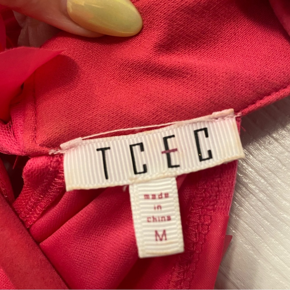 Hot Pink Dress. High Neck Line. Size M. ๐ - Picture 5 of 5